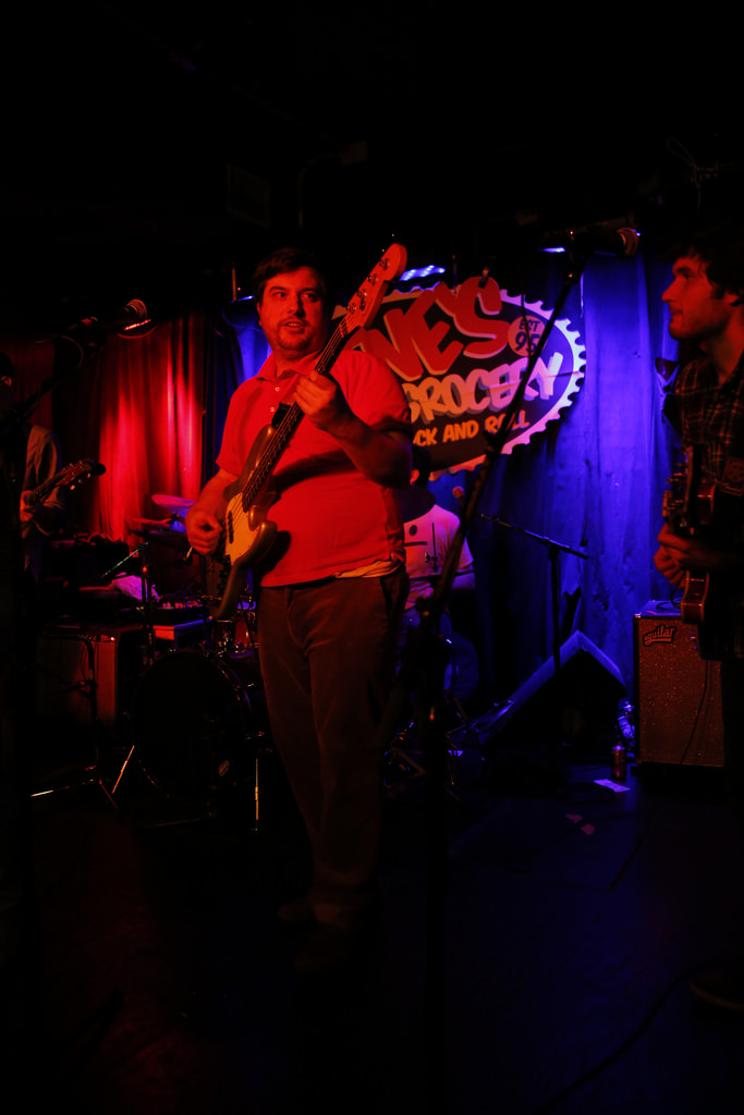 Nate jamming at Arlene's Grocery